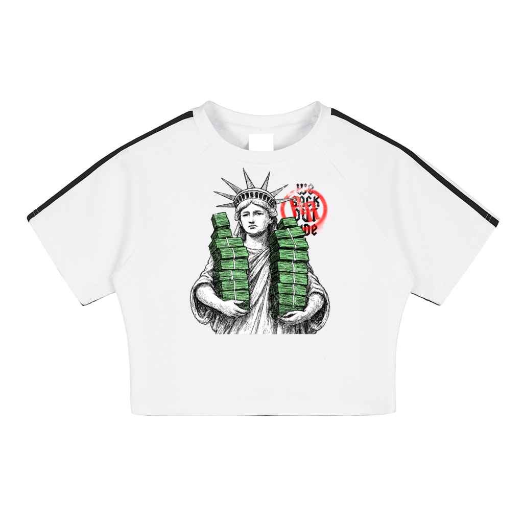 Free Money (Womens Crop Tee)