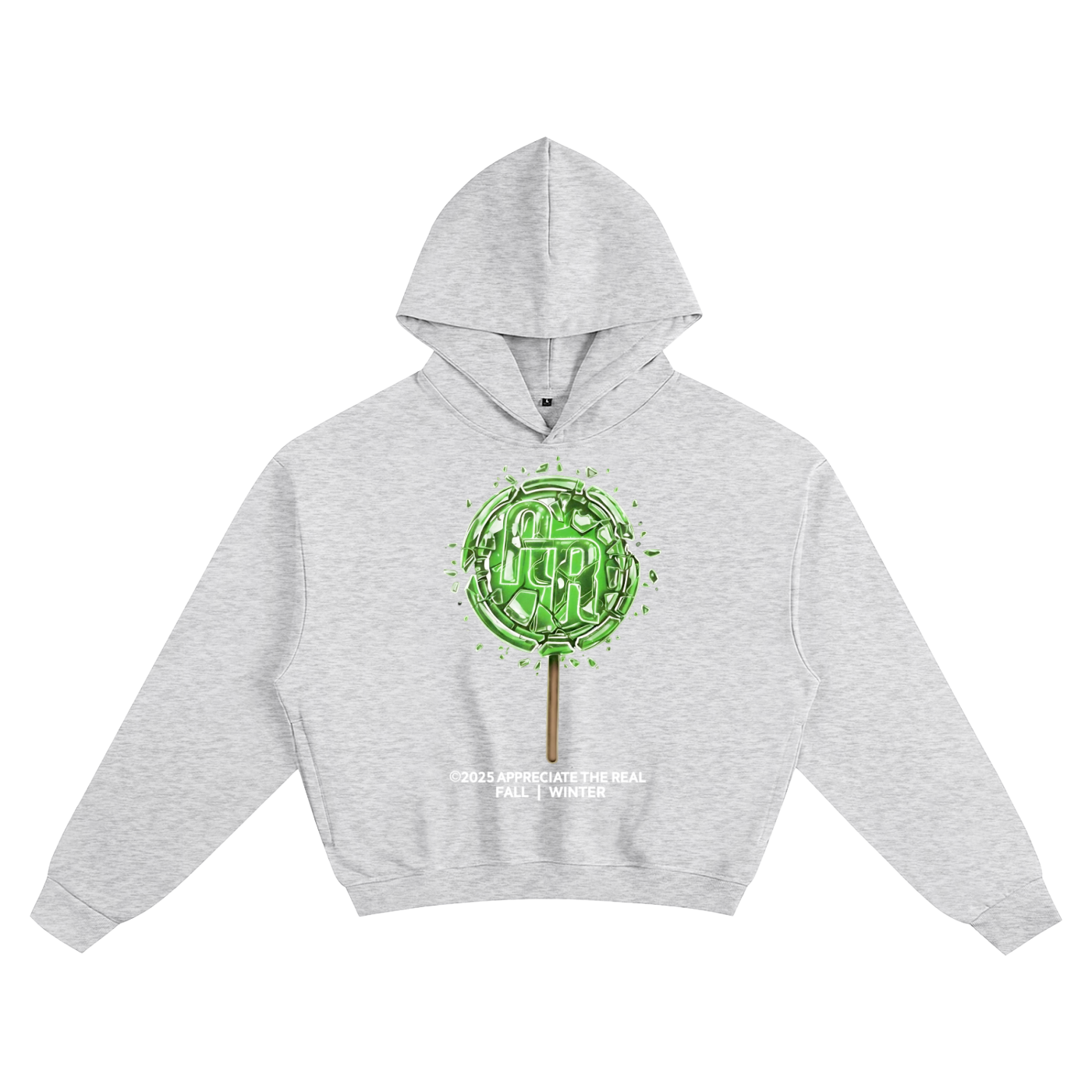 Green Lollipop (Crop Fit Hoodie)